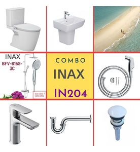 Combo thiết bị vệ sinh Inax IN204 S24 (7093)