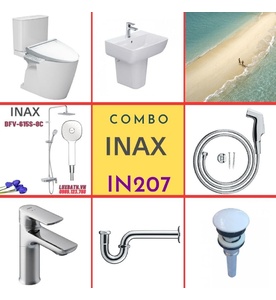 Combo thiết bị vệ sinh Inax IN207 S24 (7090)