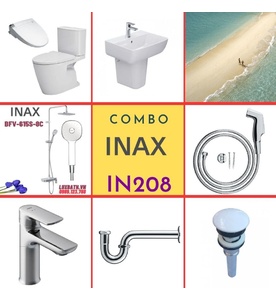 Combo thiết bị vệ sinh Inax IN208 S24 (7089)