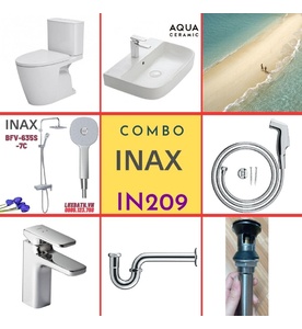 Combo thiết bị vệ sinh Inax IN209 S24 (7088)