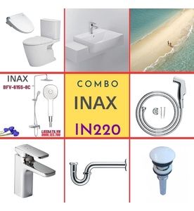 Combo thiết bị vệ sinh Inax IN220 S24 (7077)