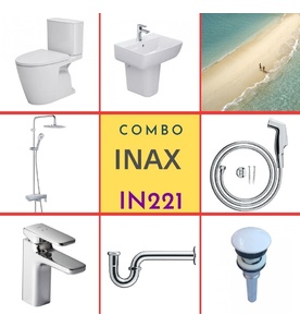 Combo thiết bị vệ sinh Inax IN221 S24 (7076)
