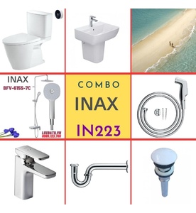 Combo thiết bị vệ sinh Inax IN223 S24 (7074)