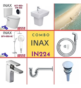 Combo thiết bị vệ sinh Inax IN224 S24 (7073)