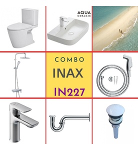 Combo thiết bị vệ sinh Inax IN227 S24 (7070)