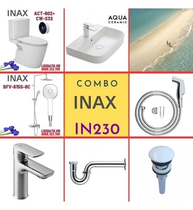 Combo thiết bị vệ sinh Inax IN230 S24 (7067)