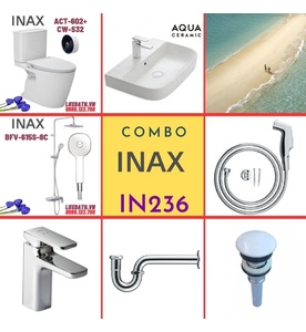 Combo thiết bị vệ sinh Inax IN236 S24 (7062)