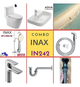 Combo thiết bị vệ sinh Inax IN242 S24 (7057)