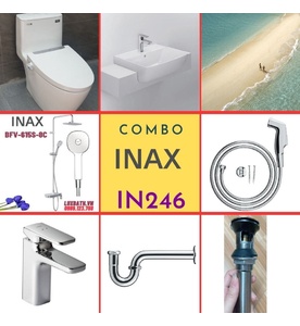 Combo thiết bị vệ sinh Inax IN246 S24 (7053)