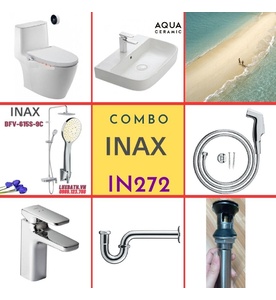 Combo thiết bị vệ sinh Inax IN272 S24 (7027)