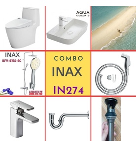 Combo thiết bị vệ sinh Inax IN274 S24 (7025)