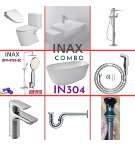 Combo thiết bị vệ sinh Inax IN304 S26 (9103)