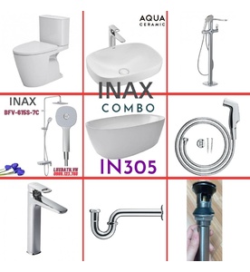 Combo thiết bị vệ sinh Inax IN305 S26 (9102)