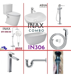 Combo thiết bị vệ sinh Inax IN306 S26 (9101)
