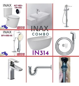 Combo thiết bị vệ sinh Inax IN314 S26 (9093)