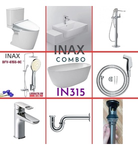 Combo thiết bị vệ sinh Inax IN315 S26 (9092)