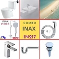 Combo thiết bị vệ sinh Inax IN217 S24 (7080)