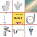 Combo thiết bị vệ sinh Inax IN221 S24 (7076)