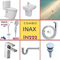 Combo thiết bị vệ sinh Inax IN222 S24 (7075)