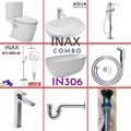 Combo thiết bị vệ sinh Inax IN306 S26 (9101)