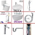 Combo thiết bị vệ sinh Inax IN309 S26 (9098)