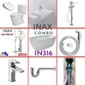 Combo thiết bị vệ sinh Inax IN316 S26 (9091)