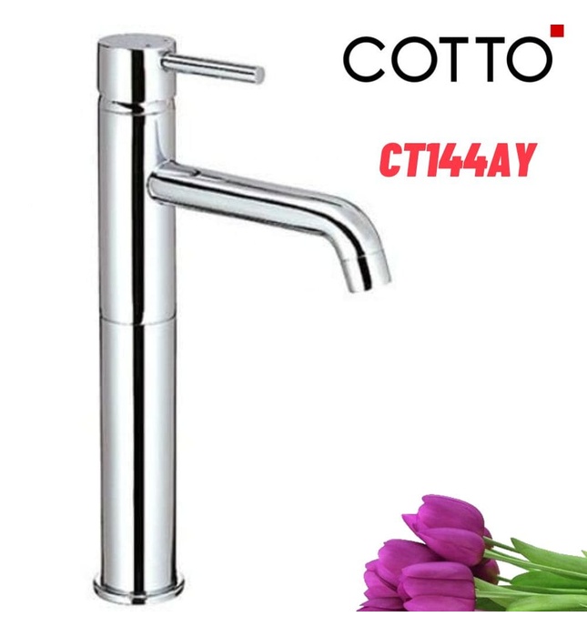 Vòi rửa mặt lavabo lạnh thân cao COTTO CT144AY