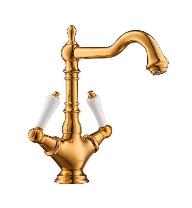 Vòi rửa mặt lavabo nóng lạnh COTTO CT2220C42#GR