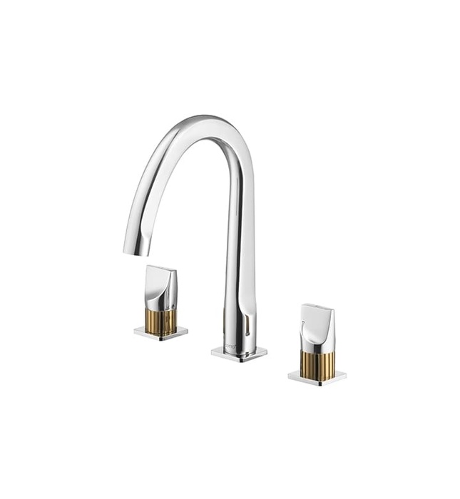 Vòi rửa mặt lavabo nóng lạnh 3 lỗ COTTO CT2282C44#CG