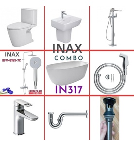 Combo thiết bị vệ sinh Inax IN317 S26 (9090)