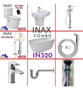 Combo thiết bị vệ sinh Inax IN320 S26 (9087)