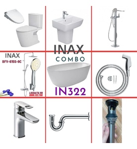 Combo thiết bị vệ sinh Inax IN322 S26 (9085)