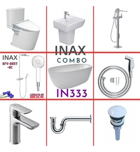 Combo thiết bị vệ sinh Inax IN333 S26 (9074)