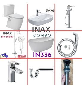 Combo thiết bị vệ sinh Inax IN336 S26 (9071)