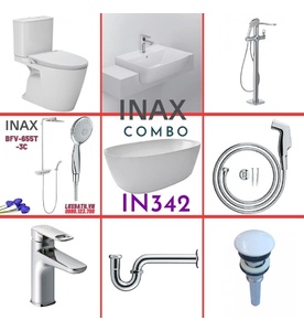 Combo thiết bị vệ sinh Inax IN342 S26 (9065)