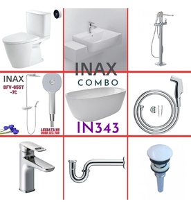 Combo thiết bị vệ sinh Inax IN343 S26 (9064)