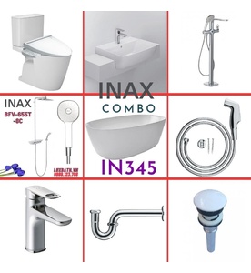 Combo thiết bị vệ sinh Inax IN345 S26 (9062)