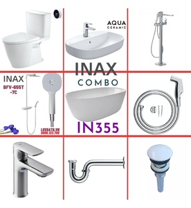 Combo thiết bị vệ sinh Inax IN355 S26 (9052)