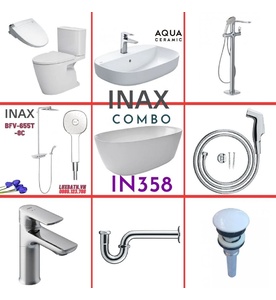 Combo thiết bị vệ sinh Inax IN358 S26 (9049)