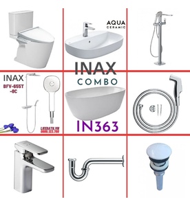 Combo thiết bị vệ sinh Inax IN363 S26 (9044)