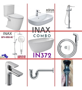 Combo thiết bị vệ sinh Inax IN372 S26 (9036)