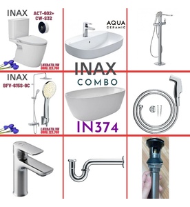 Combo thiết bị vệ sinh Inax IN374 S26 (9033)