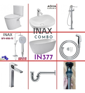Combo thiết bị vệ sinh Inax IN377 S26 (9030)