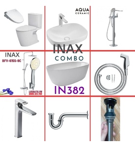 Combo thiết bị vệ sinh Inax IN382 S26 (9025)