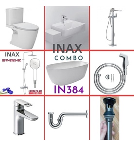 Combo thiết bị vệ sinh Inax IN384 S26 (9023)