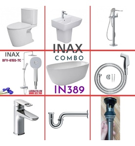 Combo thiết bị vệ sinh Inax IN389 S26 (9018)