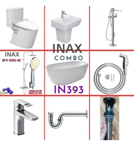 Combo thiết bị vệ sinh Inax IN393 S26 (9014)