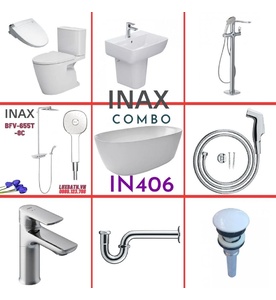 Combo thiết bị vệ sinh Inax IN406 S26 (9001)