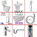 Combo thiết bị vệ sinh Inax IN321 S26 (9086)
