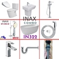Combo thiết bị vệ sinh Inax IN322 S26 (9085)